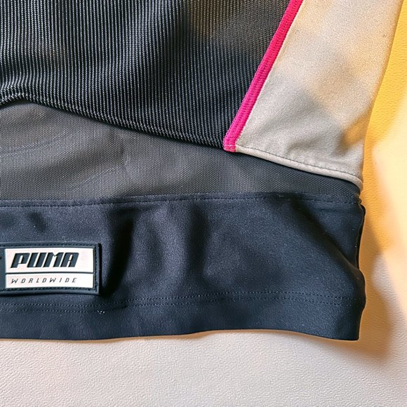 Puma Athletic Crop Top with mesh panel - Picture 3 of 4